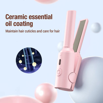 Cenvia™ Portable Hair straightener & Curler