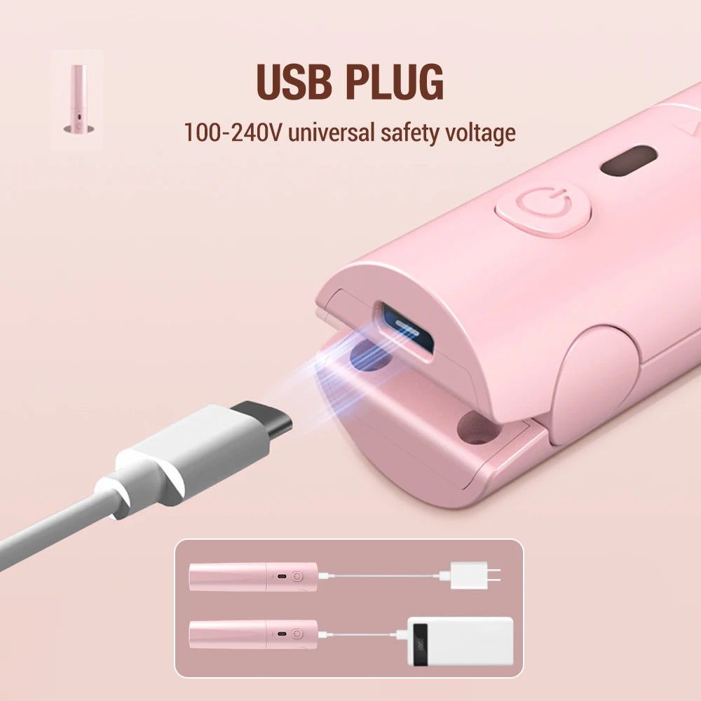 Cenvia™ Portable Hair straightener & Curler