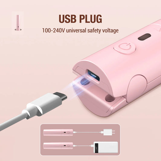 Cenvia™ Portable Hair straightener & Curler