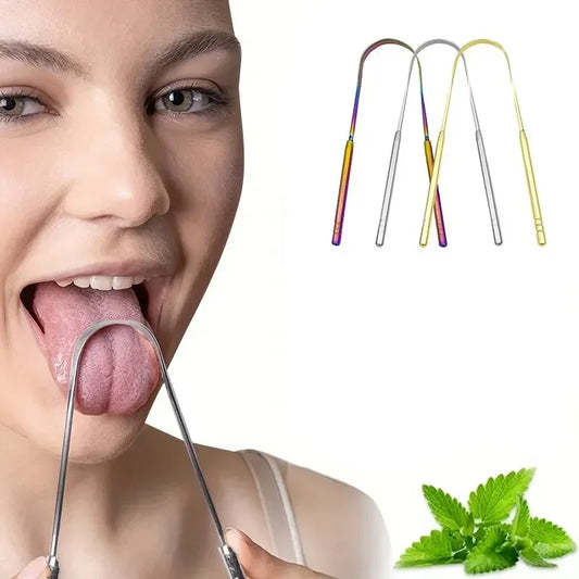 Cenvia™  Stainless Steel Tongue Scraper